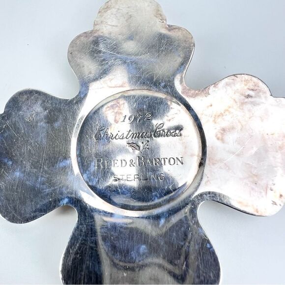 1972 Reed & Barton Sterling Silver Christmas Cross - Picture 7 of 15